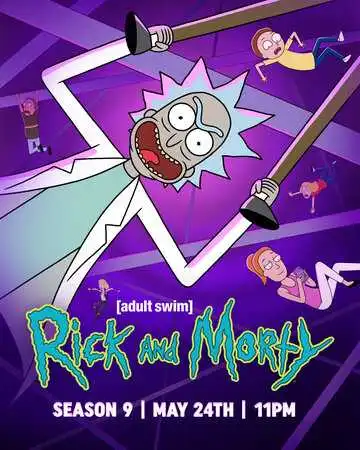 Постер мультсериала Рик и Морти
